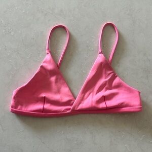 Left On Friday Vibrant Pink Bikini Top